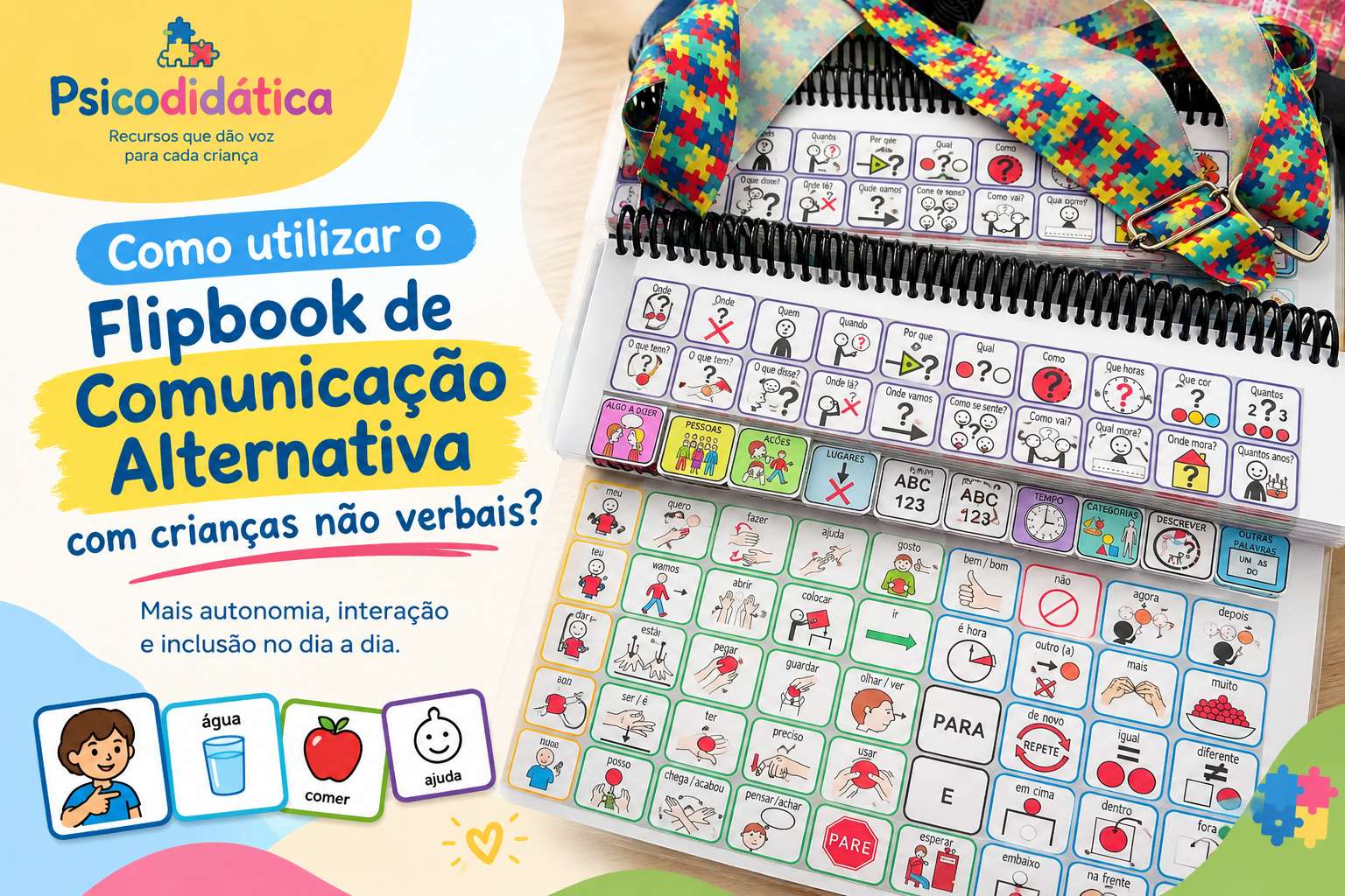 Como Utilizar o Flipbook de Comunicação Alternativa com Crianças Não Verbais?